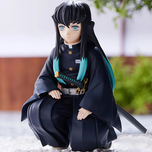 Sega PM 鬼滅之刃 CHOKONOSE PREMIUM FIGURE 柱合會議 霞柱 時透無一郎 坐姿 景品模型 2