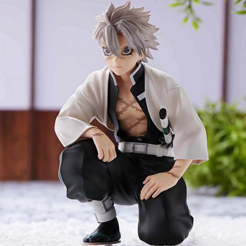 Sega PM 鬼滅之刃 CHOKONOSE PREMIUM FIGURE 柱合會議 風柱 不死川實彌 坐姿 景品模型 2