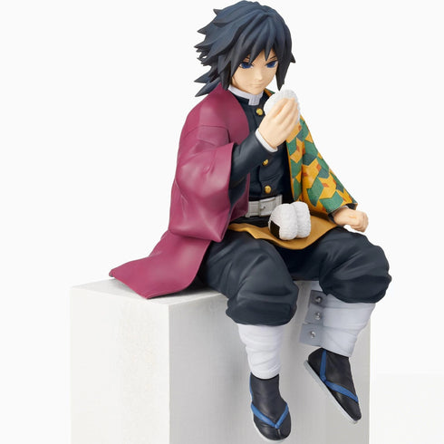 Sega PM 鬼滅之刃 CHOKONOSE PREMIUM FIGURE 水柱 富岡義勇 食飯團 坐姿 景品模型 3