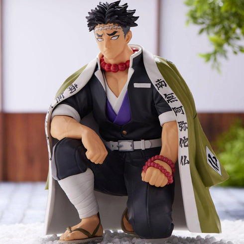 Sega PM 鬼滅之刃 CHOKONOSE PREMIUM FIGURE 柱合會議 岩柱 悲鳴嶼行冥 坐姿 景品模型 3