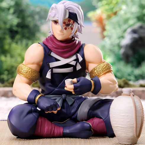 Sega PM 鬼滅之刃 CHOKONOSE PREMIUM FIGURE 柱合會議 音柱 宇髓天元 坐姿 景品模型 3