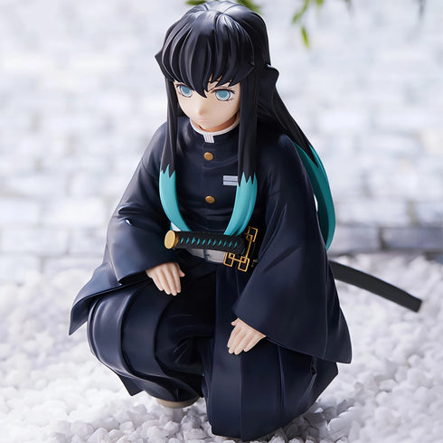 Sega PM 鬼滅之刃 CHOKONOSE PREMIUM FIGURE 柱合會議 霞柱 時透無一郎 坐姿 景品模型 3