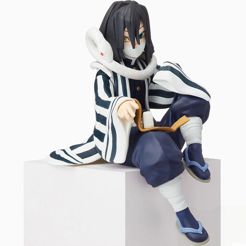 Sega PM 鬼滅之刃 CHOKONOSE PREMIUM FIGURE 蛇柱 伊黑小芭內 食飯團 坐姿 景品模型 4