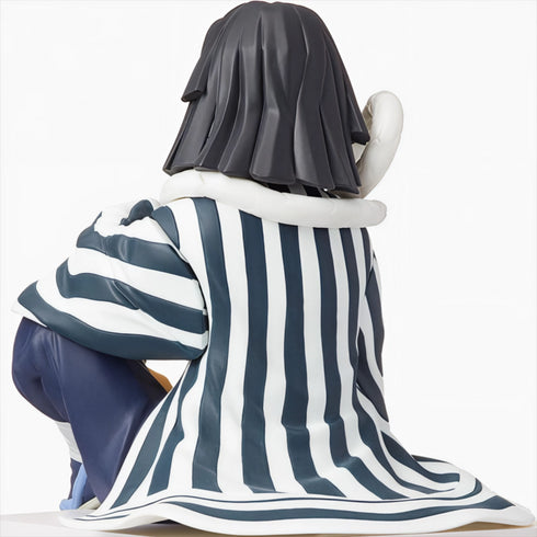 Sega PM 鬼滅之刃 CHOKONOSE PREMIUM FIGURE 蛇柱 伊黑小芭內 食飯團 坐姿 景品模型 5