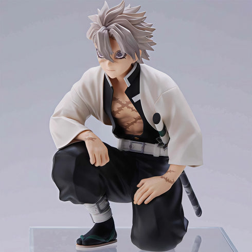 Sega PM 鬼滅之刃 CHOKONOSE PREMIUM FIGURE 柱合會議 風柱 不死川實彌 坐姿 景品模型 7