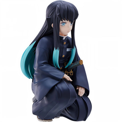 Sega PM 鬼滅之刃 CHOKONOSE PREMIUM FIGURE 柱合會議 霞柱 時透無一郎 坐姿 景品模型 8