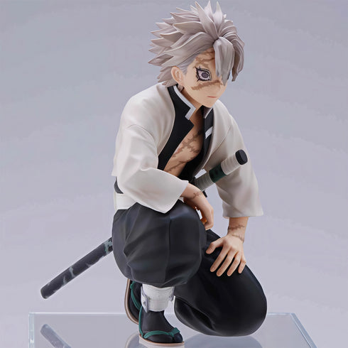 Sega PM 鬼滅之刃 CHOKONOSE PREMIUM FIGURE 柱合會議 風柱 不死川實彌 坐姿 景品模型 8