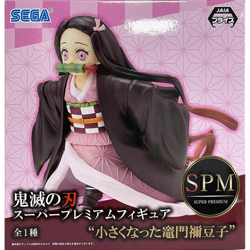 Sega SPM 鬼滅之刃 竈門禰豆子 迷你版豆子 奔跑Ver. 景品模型 商品盒圖