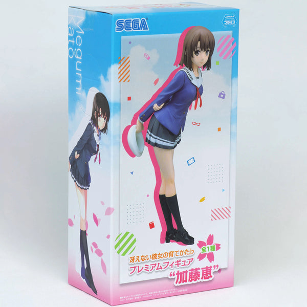 Sega 不起眼女主角培育法♭ PM Figure 加藤恵 景品模型 商品盒圖
