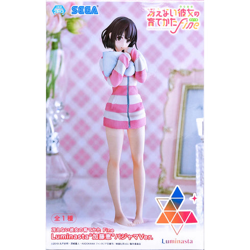 Sega 不起眼女主角培育法fine Luminasta "加藤恵" 休閑服Ver. 景品模型 商品盒圖