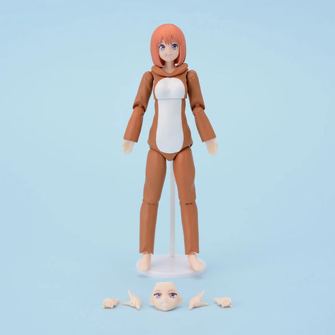 Sega Movingood! 五等分的新娘 花嫁 劇場版 中野四葉 可動模型 商品圖連配件