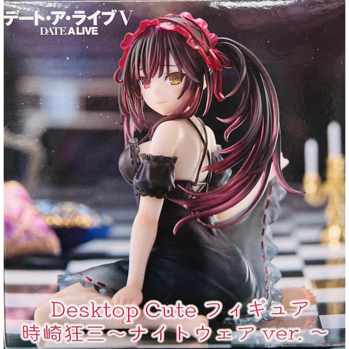 TAITO Desktop Cute Figure 約會大作戰 時崎狂三 睡衣Ver. 景品模型 商品盒圖