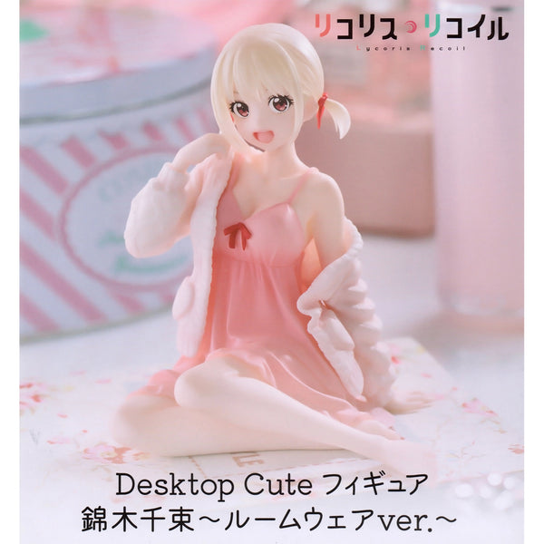 TAITO Desktop Cute Lycoris Recoil 莉可麗絲 錦木千束 家居服Ver. 景品模型 商品盒圖