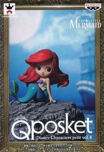 Banpresto Disney 迪士尼 THE LITTLE MERMAID Ariel 小魚仙 Qposket petit vol 4 迷你版 公主 景品