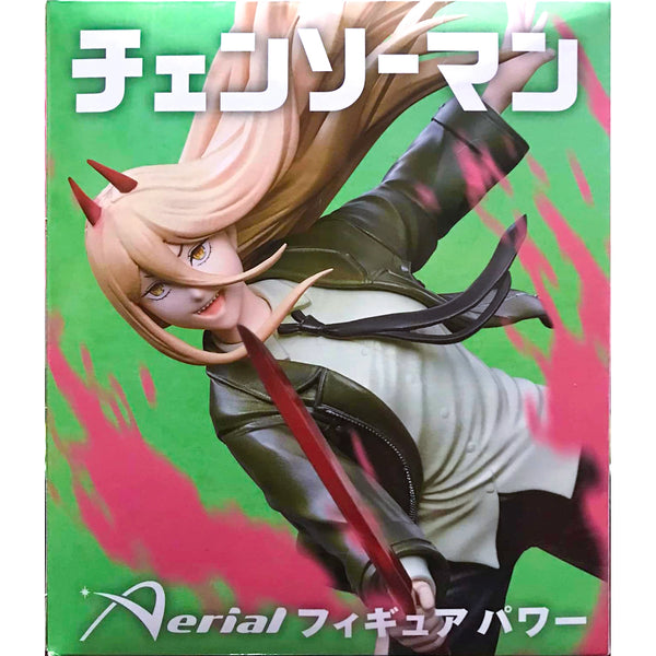 Taito Aerial 鏈鋸人 POWER 景品模型 商品盒圖