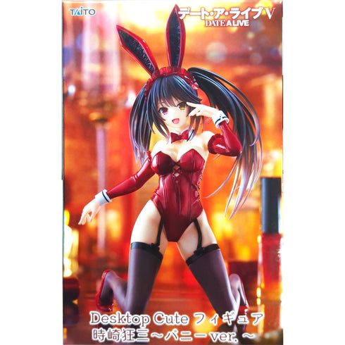 Taito Desktop Cute Figure 約會大作戰V 時崎狂三 兔女郎Ver. 景品模型 商品盒圖