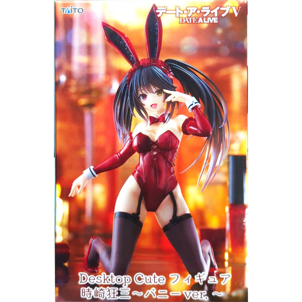 Taito Desktop Cute Figure 約會大作戰V 時崎狂三 兔女郎Ver. 景品模型 商品盒圖