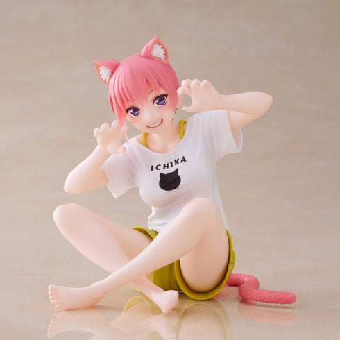 Taito Desktop Cute Figure 五等分的新娘 花嫁 中野一花 貓家居服Ver. 景品模型 商品圖