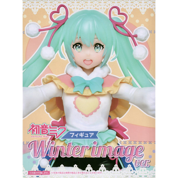 Taito 初音未來 冬季造型 景品模型 商品盒圖