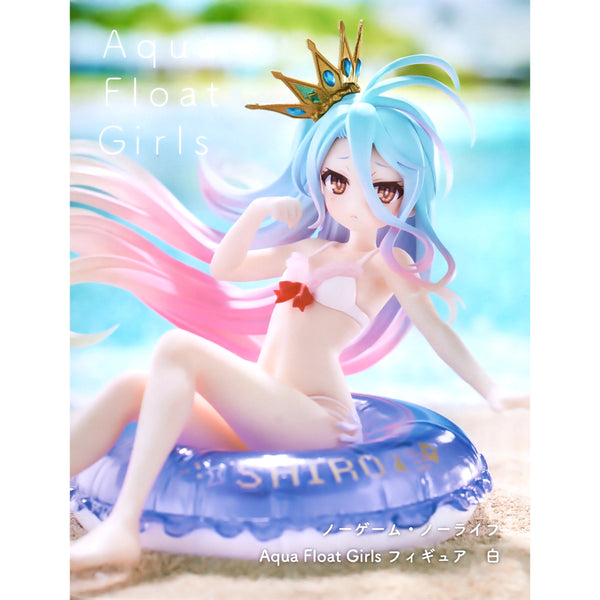 Taito 遊戲人生 No Game No Life Aqua Float Girls 白 泳圈系列 景品模型 商品盒圖