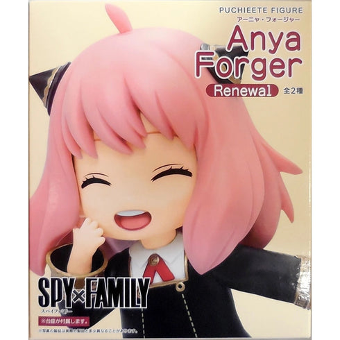 Taito Puchieete Figure SPY xFAMILY間諜家家酒 安妮亞 佛傑 Renewal (微笑 Ver.) 景品模型 商品盒圖