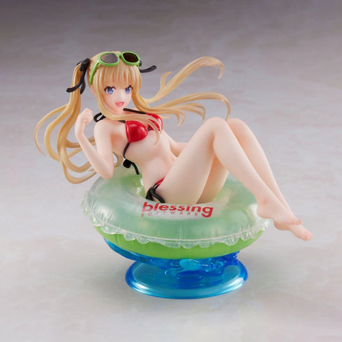 Taito 劇場版 不起眼女主角培育法 Fine Aqua Float Girls Figure 澤村·史賓瑟·英梨梨 泳圈系列 景品模型 商品圖右