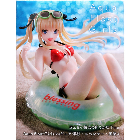 Taito 劇場版 不起眼女主角培育法 Fine Aqua Float Girls Figure 澤村·史賓瑟·英梨梨 泳圈系列 景品模型 商品盒圖