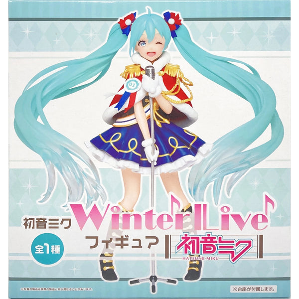 Taito 初音未來 冬天Live 景品模型 商品盒圖