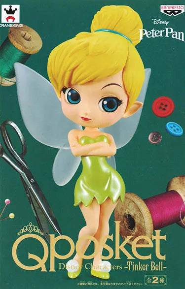 Banpresto Disney 迪士尼 奇妙仙子 Tinker Bell Qposket A色 正常色 公主 景品