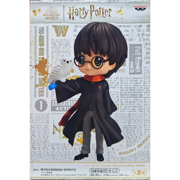 Banpresto 哈利波特 Q Posket 哈利波特&榮恩衛斯理 A款 哈利波特&貓頭鷹嘿美 景品模型 3
