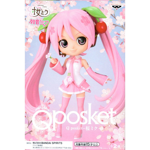Banpresto 初音未來 Q Posket 櫻初音 櫻花初音 櫻未來 A款 正常色 景品模型 2