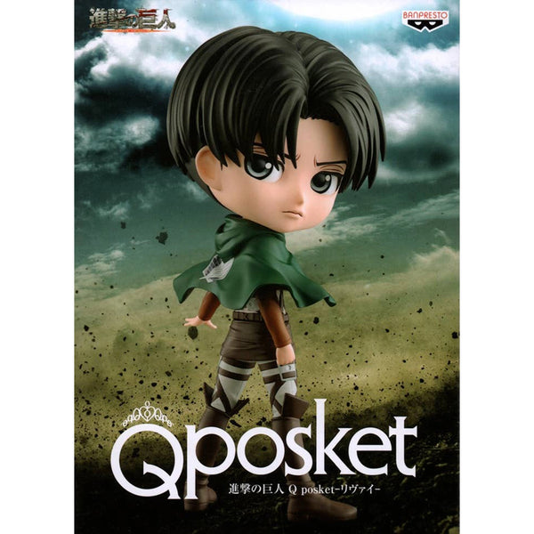 Banpresto 進擊的巨人 Q Posket 里維 兵長 景品模型 正常色 A款 2