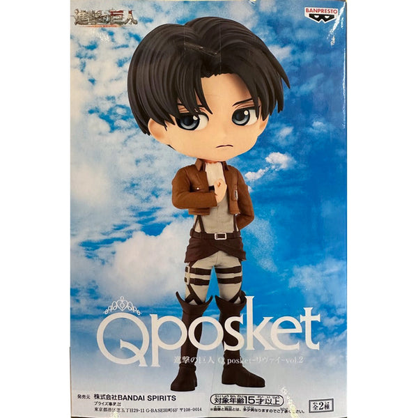 Banpresto 進擊的巨人 Q Posket 里維 兵長 vol.2 A款 獻出心臟造型 景品模型 3