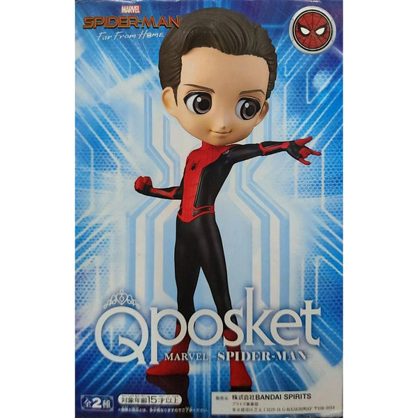 Banpresto MARVEL Q Posket 蜘蛛俠 B款 無頭罩款 景品模型 2